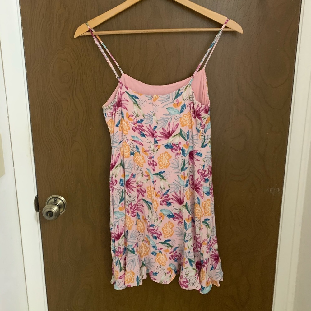 Lulu’s Tropical Print Mini Dress - Picture 6 of 6